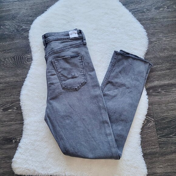 Hudson Heidi High Rise Straight Jeans in Foggy Night Sz 29 - Picture 2 of 11